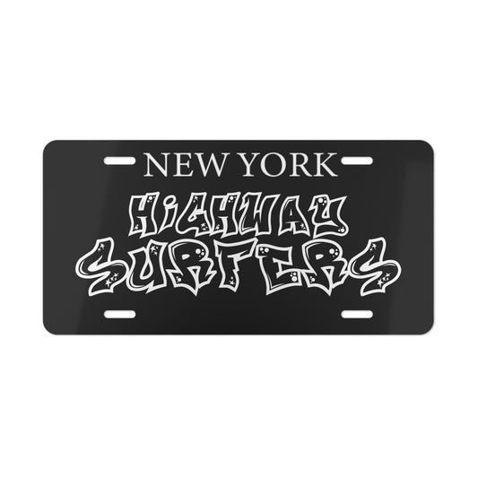 HIGHWAYSURFERS BLACK NEW YORK PLATE