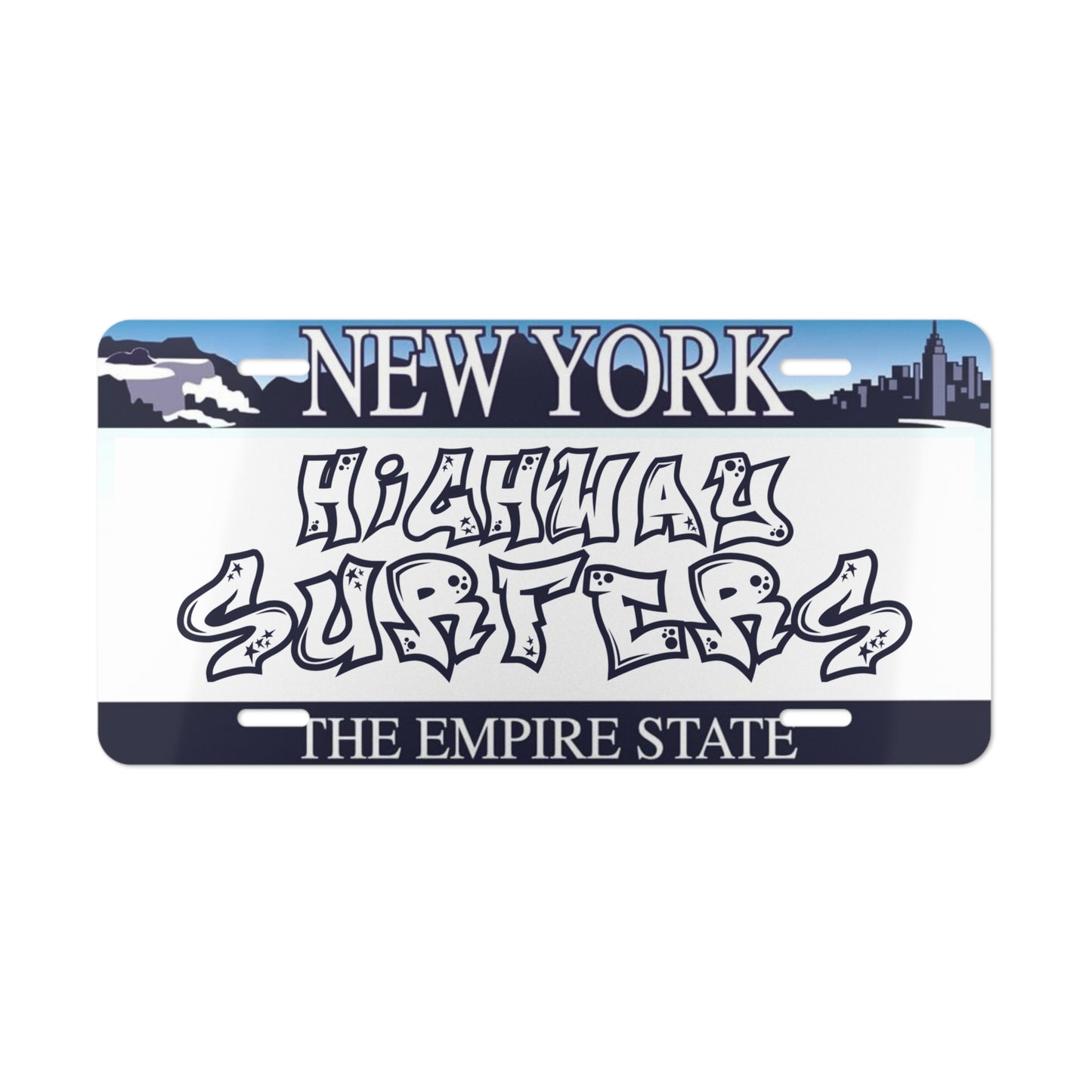 HIGHWAYSURFERS "The Empire State" NEW YORK PLATE